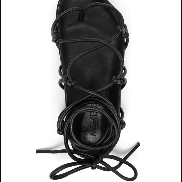 A.Emery Black "Tuli" Sandals, 37 - Picture 2 of 5
